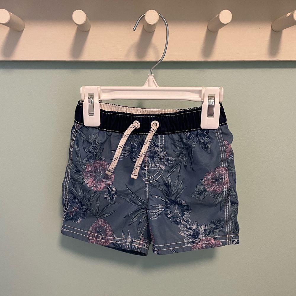 Baby Gap Floral Swim Trunks